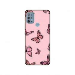 Husa personalizata tip carcasa HQPrint pentru Motorola Moto G30, model Butterfly 7, multicolor, S1D1M0076