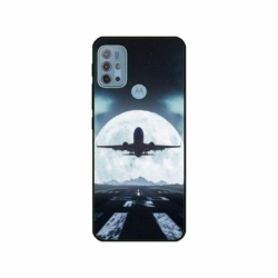 Husa personalizata tip carcasa HQPrint pentru Motorola Moto G30, model Moon Landing, multicolor, S1D1M0077