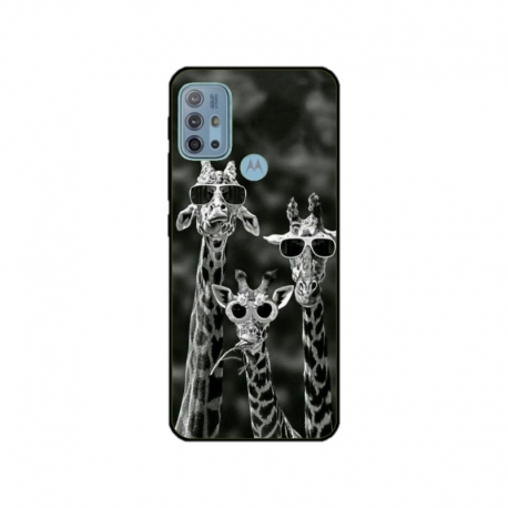 Husa personalizata tip carcasa HQPrint pentru Motorola Moto G30, model Zebra 1, multicolor, S1D1M0086