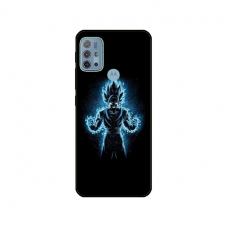 Husa personalizata tip carcasa HQPrint pentru Motorola Moto G30, model Goku, multicolor, S1D1M0087