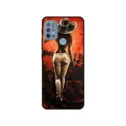 Husa personalizata tip carcasa HQPrint pentru Motorola Moto G30, model Sexy Lady, multicolor, S1D1M0113