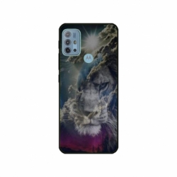 Husa personalizata tip carcasa HQPrint pentru Motorola Moto G30, model Lion 4, multicolor, S1D1M0120