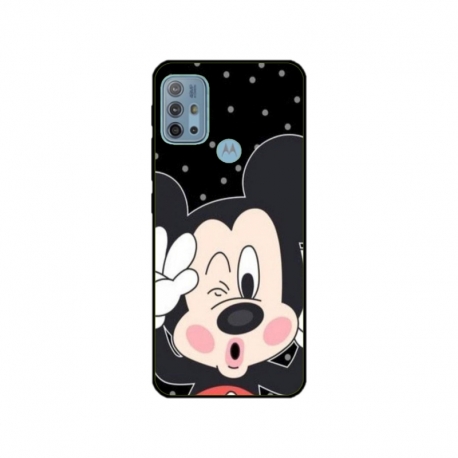Husa personalizata tip carcasa HQPrint pentru Motorola Moto G30, model Mickey 1, multicolor, S1D1M0124