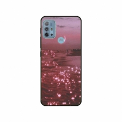 Husa personalizata tip carcasa HQPrint pentru Motorola Moto G30, model Pink Sky, multicolor, S1D1M0129