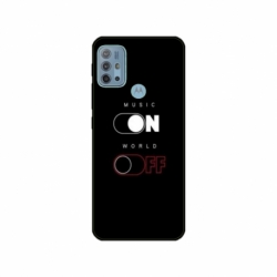 Husa personalizata tip carcasa HQPrint pentru Motorola Moto G30, model Phone On World Off, multicolor, S1D1M0131
