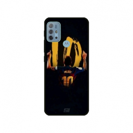 Husa personalizata tip carcasa HQPrint pentru Motorola Moto G30, model Messi 2, multicolor, S1D1M0134