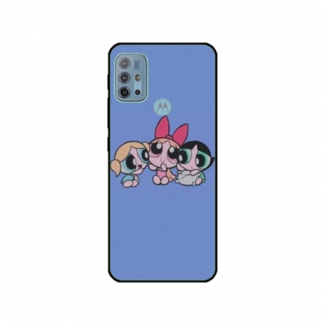 Husa personalizata tip carcasa HQPrint pentru Motorola Moto G30, model Powerpuff Girls, multicolor, S1D1M0135