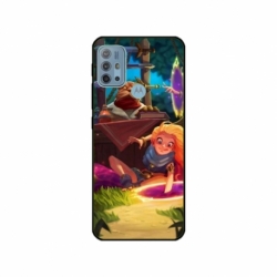 Husa personalizata tip carcasa HQPrint pentru Motorola Moto G30, model Tangled, multicolor, S1D1M0150