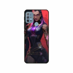 Husa personalizata tip carcasa HQPrint pentru Motorola Moto G30, model Valorant, multicolor, S1D1M0157