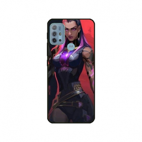 Husa personalizata tip carcasa HQPrint pentru Motorola Moto G30, model Valorant, multicolor, S1D1M0157