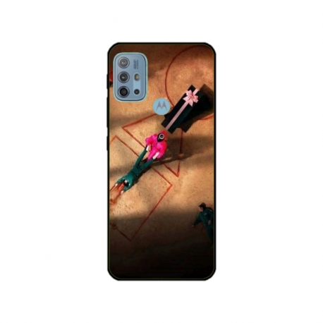 Husa personalizata tip carcasa HQPrint pentru Motorola Moto G30, model Squid Game 12, multicolor, S1D1M0184