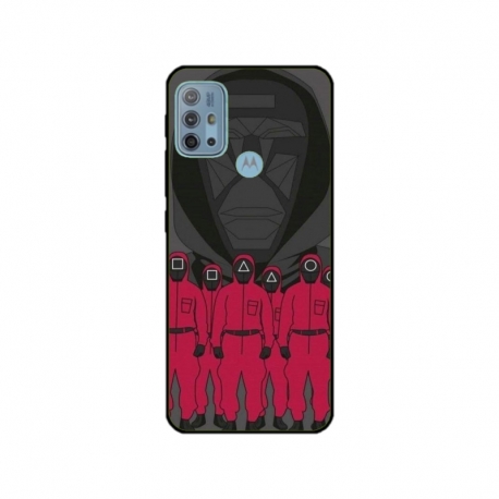 Husa personalizata tip carcasa HQPrint pentru Motorola Moto G30, model Squid Game 15, multicolor, S1D1M0187
