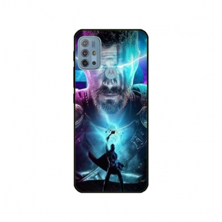 Husa personalizata tip carcasa HQPrint pentru Motorola Moto G30, model Thor 1, multicolor, S1D1M0201