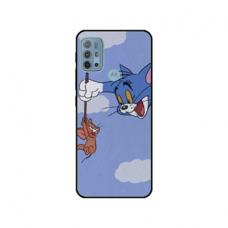 Husa personalizata tip carcasa HQPrint pentru Motorola Moto G30, model Tom and Jerry 1, multicolor, S1D1M0203