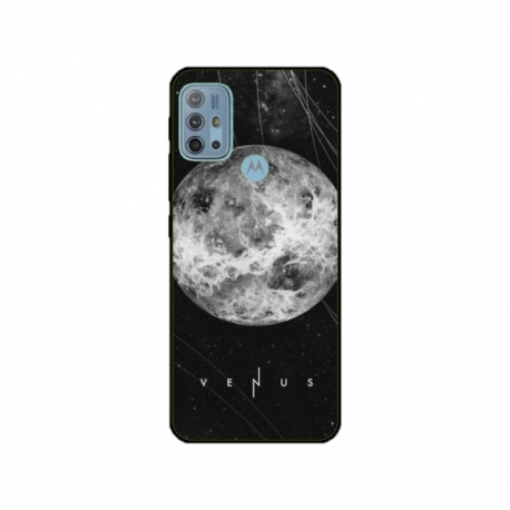 Husa personalizata tip carcasa HQPrint pentru Motorola Moto G30, model Moon, multicolor, S1D1M0212