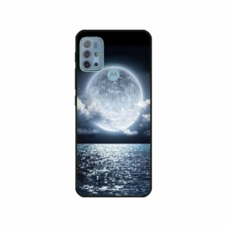 Husa personalizata tip carcasa HQPrint pentru Motorola Moto G30, model Moon Sky, multicolor, S1D1M0228