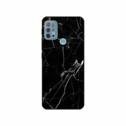 Husa personalizata tip carcasa HQPrint pentru Motorola Moto G30, model Black Marble, multicolor, S1D1M0229