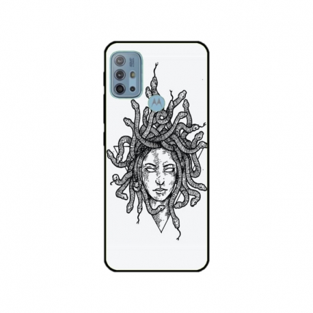Husa personalizata tip carcasa HQPrint pentru Motorola Moto G30, model Medusa 2, multicolor, S1D1M0230