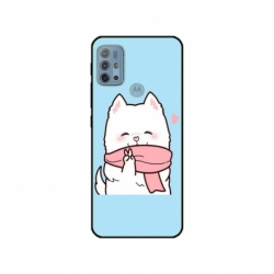 Husa personalizata tip carcasa HQPrint pentru Motorola Moto G30, model Cute Puppy, multicolor, S1D1M0232