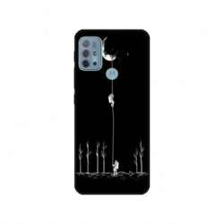 Husa personalizata tip carcasa HQPrint pentru Motorola Moto G30, model Climbing to the Moon, multicolor, S1D1M0233