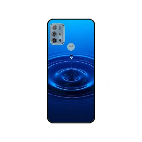 Husa personalizata tip carcasa HQPrint pentru Motorola Moto G30, model Picatura, multicolor, S1D1M0240