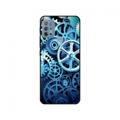 Husa personalizata tip carcasa HQPrint pentru Motorola Moto G30, model Clockwork, multicolor, S1D1M0250
