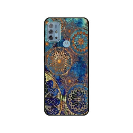 Husa personalizata tip carcasa HQPrint pentru Motorola Moto G30, model Mandela 3, multicolor, S1D1M0256