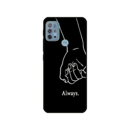Husa personalizata tip carcasa HQPrint pentru Motorola Moto G30, model Always and Forever 1, multicolor, S1D1M0279