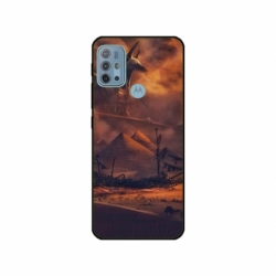 Husa personalizata tip carcasa HQPrint pentru Motorola Moto G30, model Anubis, multicolor, S1D1M0281