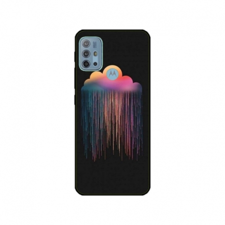 Husa personalizata tip carcasa HQPrint pentru Motorola Moto G30, model Colorful 3, multicolor, S1D1M0298