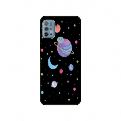 Husa personalizata tip carcasa HQPrint pentru Motorola Moto G30, model Colorful 6, multicolor, S1D1M0311