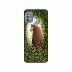 Husa personalizata tip carcasa HQPrint pentru Motorola Moto G30, model Bear, multicolor, S1D1M0312