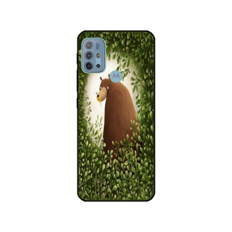 Husa personalizata tip carcasa HQPrint pentru Motorola Moto G30, model Bear, multicolor, S1D1M0312