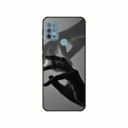 Husa personalizata tip carcasa HQPrint pentru Motorola Moto G30, model Hand Reach, multicolor, S1D1M0318