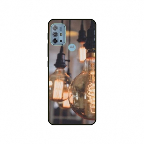 Husa personalizata tip carcasa HQPrint pentru Motorola Moto G30, model Lightbulb, multicolor, S1D1M0322