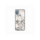 Husa personalizata tip carcasa HQPrint pentru Motorola Moto G30, model White Marble, multicolor, S1D1M0325