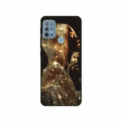 Husa personalizata tip carcasa HQPrint pentru Motorola Moto G30, model Golden Girl, multicolor, S1D1M0350