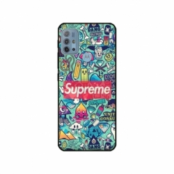 Husa personalizata tip carcasa HQPrint pentru Motorola Moto G30, model Supreme, multicolor, S1D1M0360