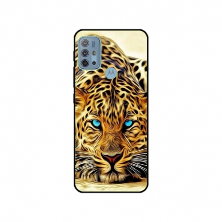 Husa personalizata tip carcasa HQPrint pentru Motorola Moto G30, model Cheetah, multicolor, S1D1M0382