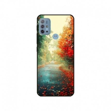 Husa personalizata tip carcasa HQPrint pentru Motorola Moto G30, model Nice View 15, multicolor, S1D1M0383