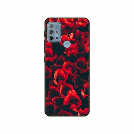 Husa personalizata tip carcasa HQPrint pentru Motorola Moto G30, model Flowers 24, multicolor, S1D1M0386