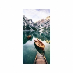 Husa personalizata tip carcasa HQPrint pentru Motorola Moto G42, model Boats, multicolor, S1D1M0024