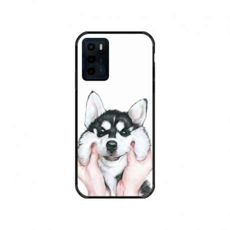 Husa personalizata tip carcasa HQPrint pentru Motorola Moto G42, model Fluffy Dog, multicolor, S1D1M0033