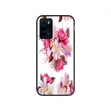 Husa personalizata tip carcasa HQPrint pentru Motorola Moto G42, model Flowers 4, multicolor, S1D1M0040