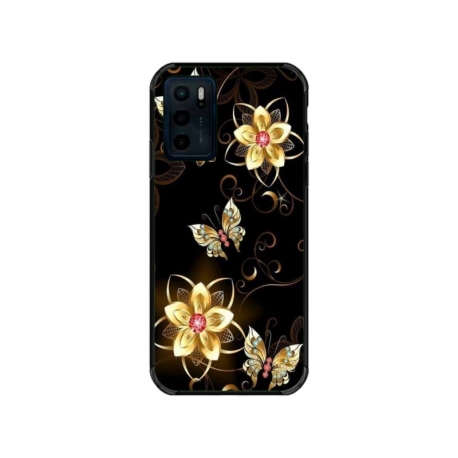 Husa personalizata tip carcasa HQPrint pentru Motorola Moto G42, model Butterfly 5, multicolor, S1D1M0042