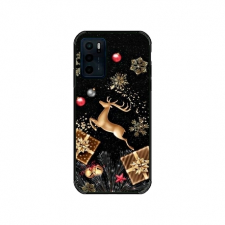 Husa personalizata tip carcasa HQPrint pentru Motorola Moto G42, model Reindeer 2, multicolor, S1D1M0052