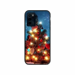 Husa personalizata tip carcasa HQPrint pentru Motorola Moto G42, model Christmas Tree 2, multicolor, S1D1M0058