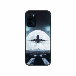 Husa personalizata tip carcasa HQPrint pentru Motorola Moto G42, model Moon Landing, multicolor, S1D1M0077