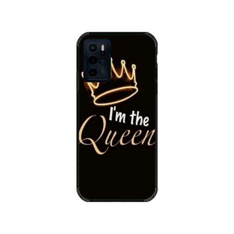 Husa personalizata tip carcasa HQPrint pentru Motorola Moto G42, model Im the Queen, multicolor, S1D1M0101