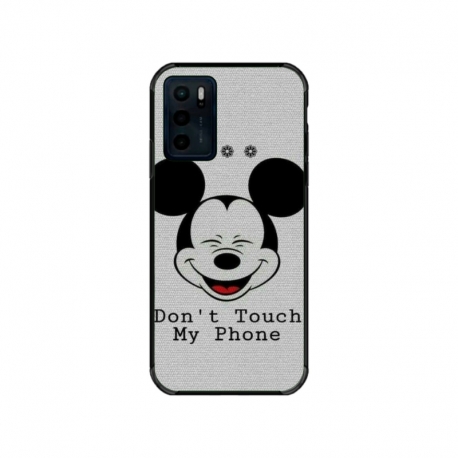 Husa personalizata tip carcasa HQPrint pentru Motorola Moto G42, model Dont Touch my Phone 3, multicolor, S1D1M0123